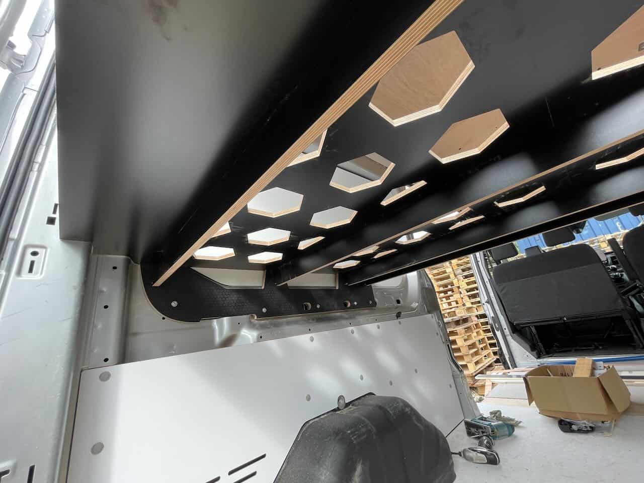 REAR BED PLATFORM FORD TRANSIT MK8 L3 - Black Heksa SALE - Image 4