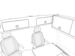 Alternative view of DESIGN 2 (complete van conversion kit)