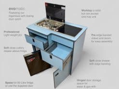 Alternative view of Small Campervan Kitchen pod EVO 2.1.72 SALE