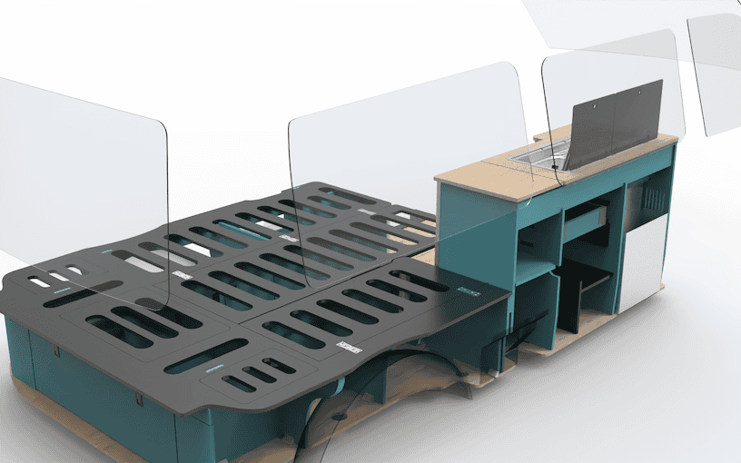 EVO U SHAPE BED SYSTEM (FOLDING) FOR T5/T6 LWB - Image 16