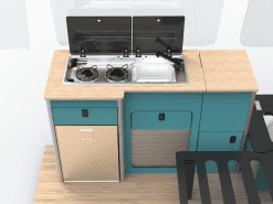 U SHAPE KITCHEN POD V1 FOR LWB VW T5 T6