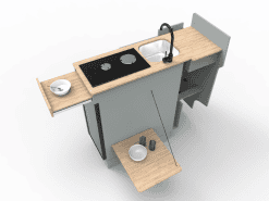 Alternative view of EVO V11.3 LARGE VANS Side door kitchen pod