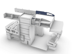Alternative view of Locker F1 (Above Sliding Door) - 1408mm | FORD Transit L3 H3