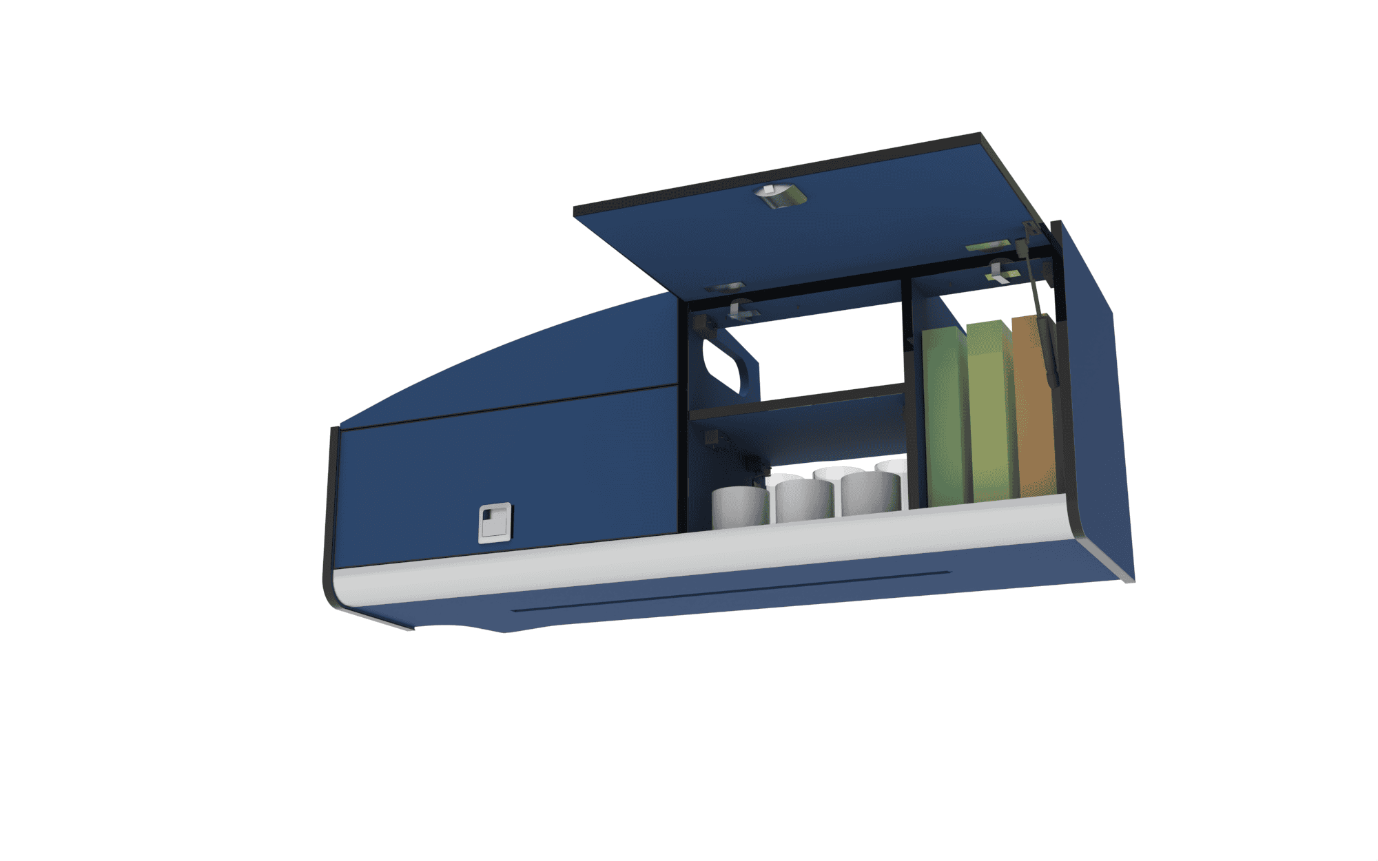 Locker F2 (Over Dining Area) - 1171mm | FORD Transit L3 H3 - Image 5
