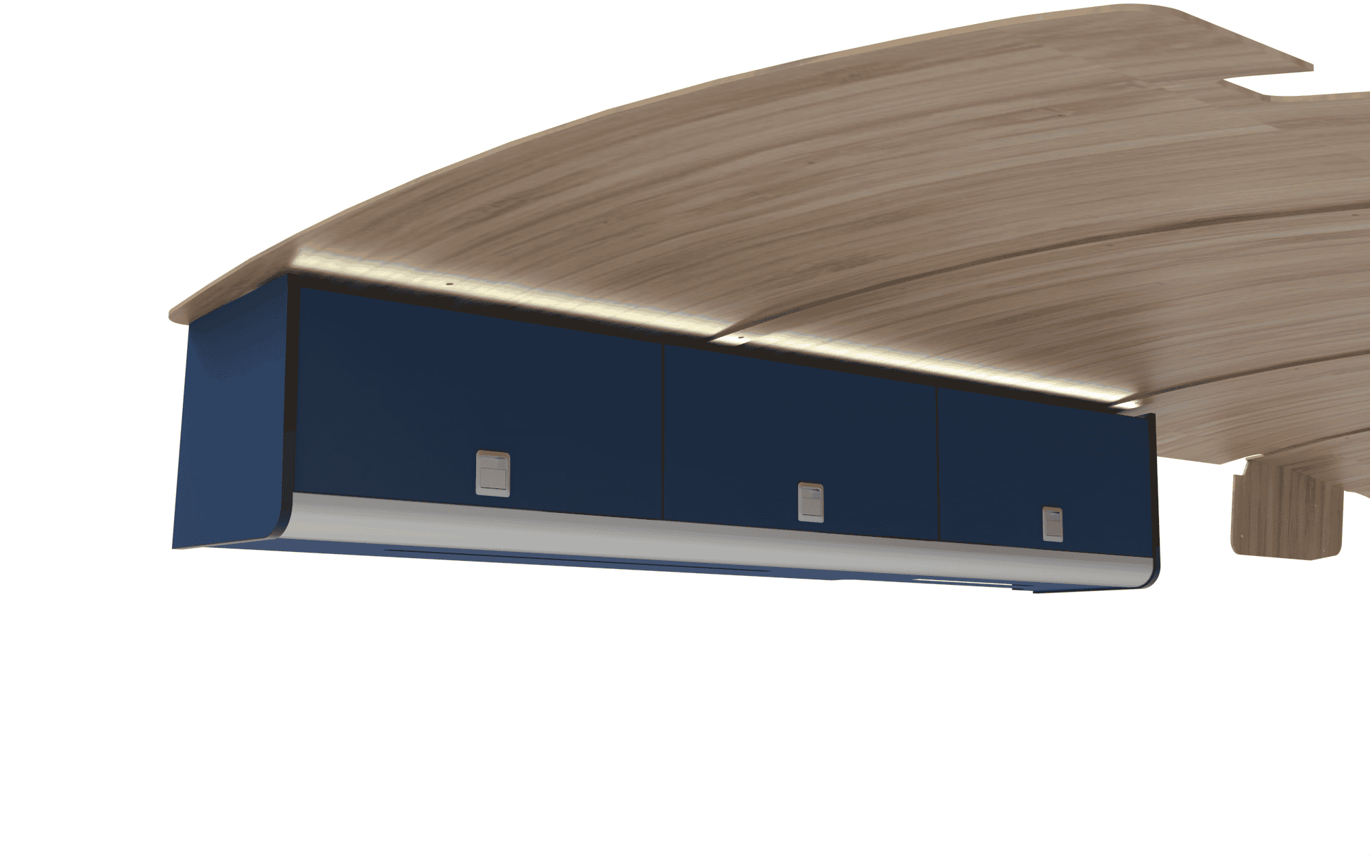 Locker F3 (Over Bed + Kitchen) - 1810mm | FORD Transit L3 H3 - Image 3