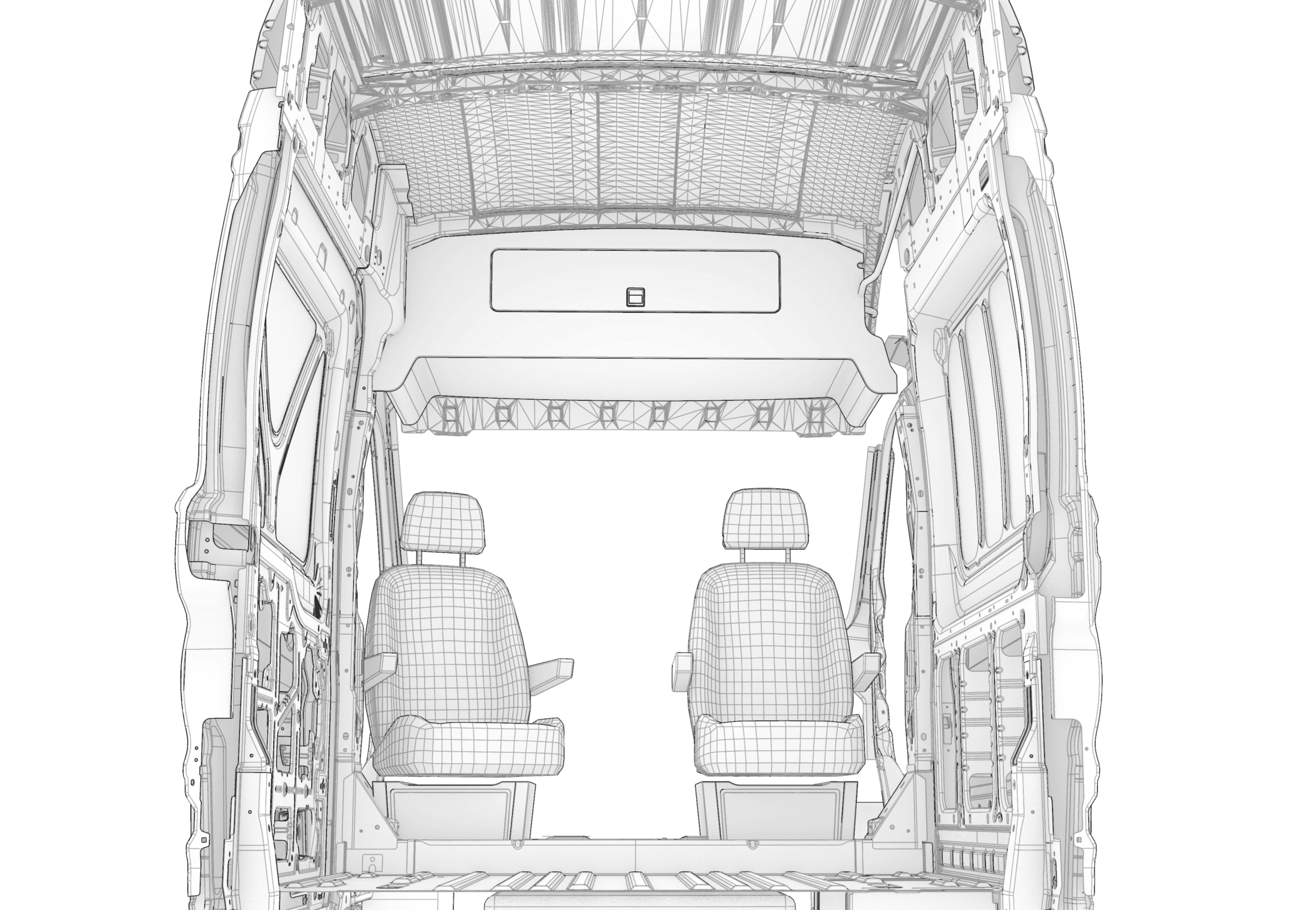 Locker F5 (Over Cab Locker) | FORD Transit L3 H3 - Image 2