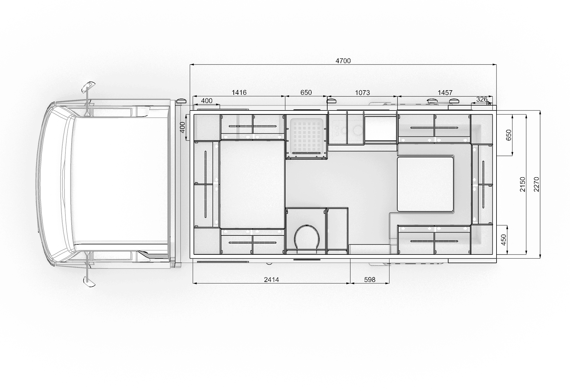 Overland truck box - Example layout - Image 10