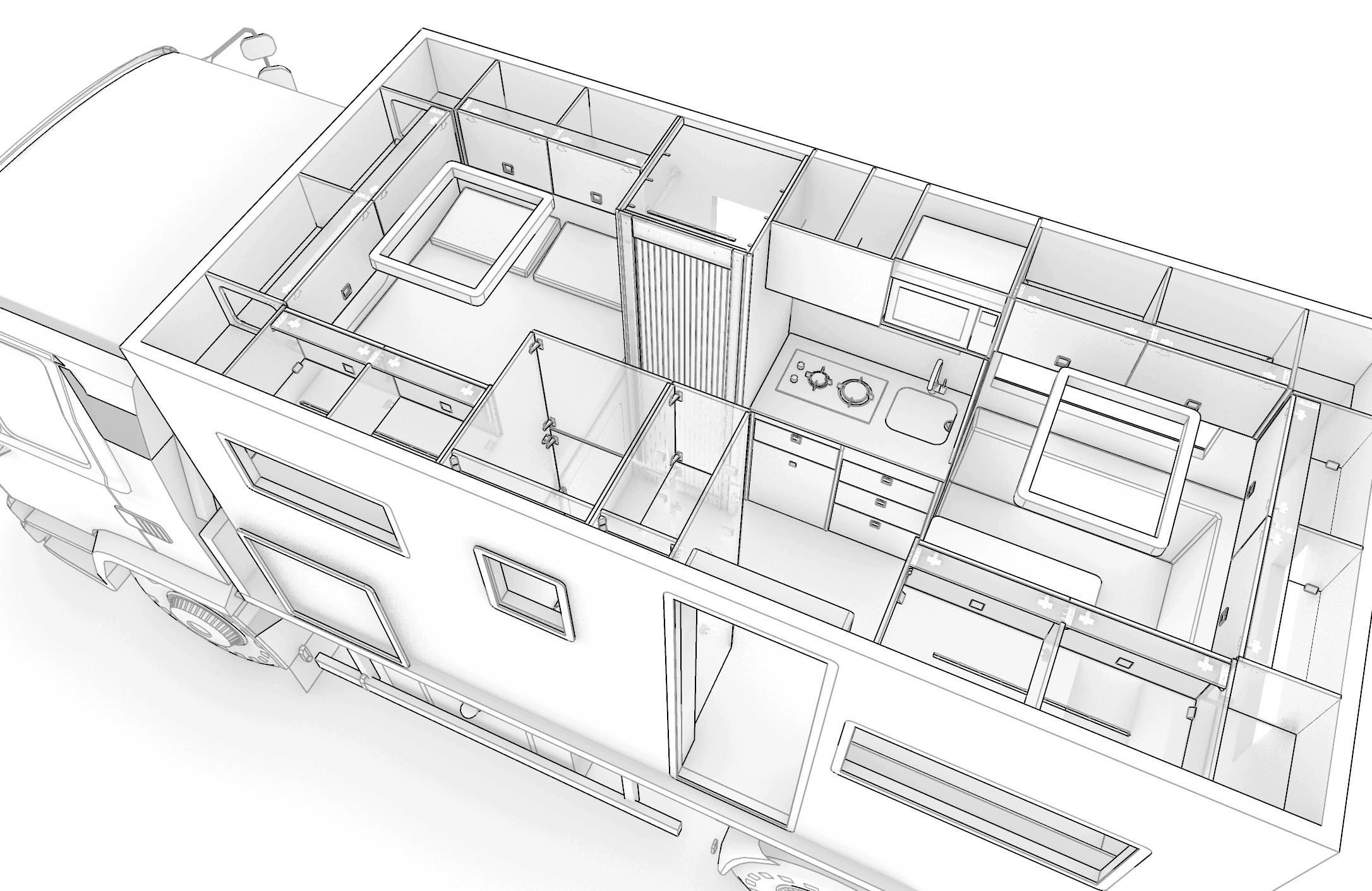 Overland truck box - Example layout - Image 5