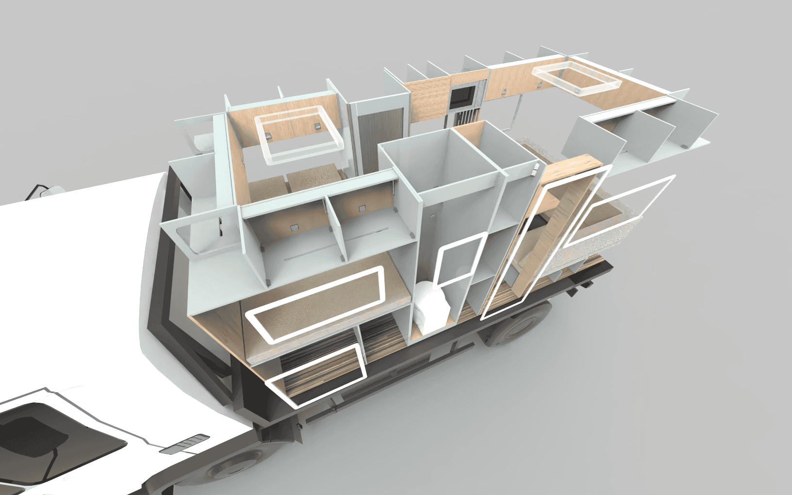 Overland truck box - Example layout - Image 6