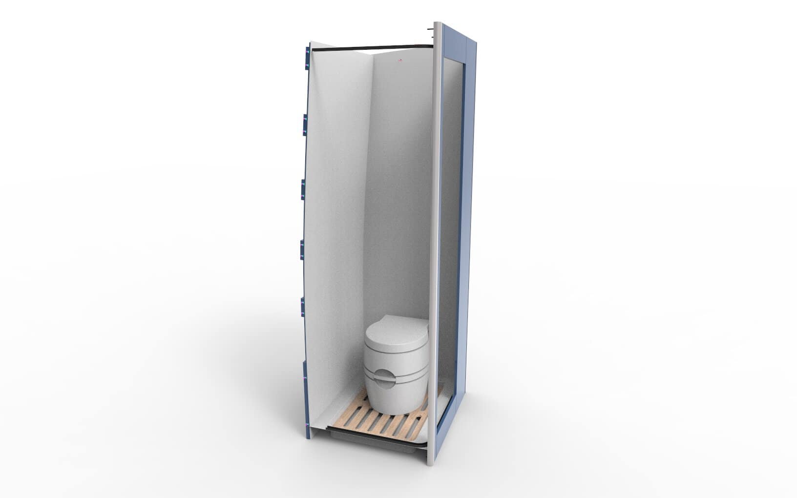 Shower Toilet Cubicle D - Ford L3 H3 Mk8 ( ** COLLECTION ONLY. Too tall to send on a single pallet 2088mm height ** ) - Image 5