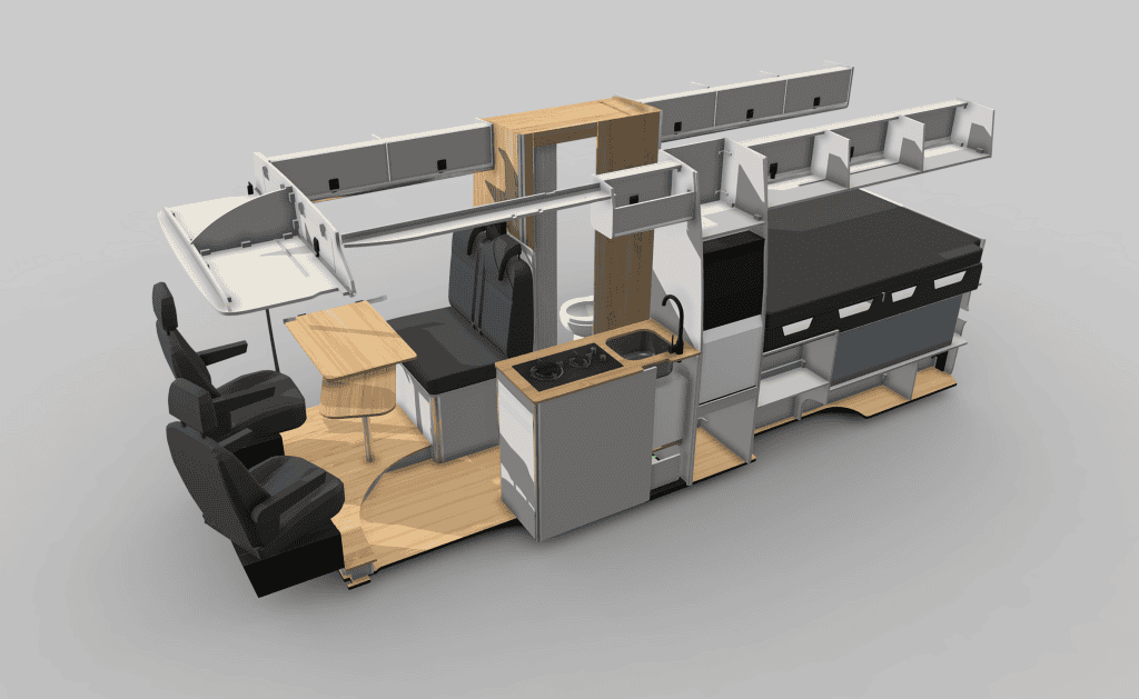 Design 3 Crafter man tge full furniture layout