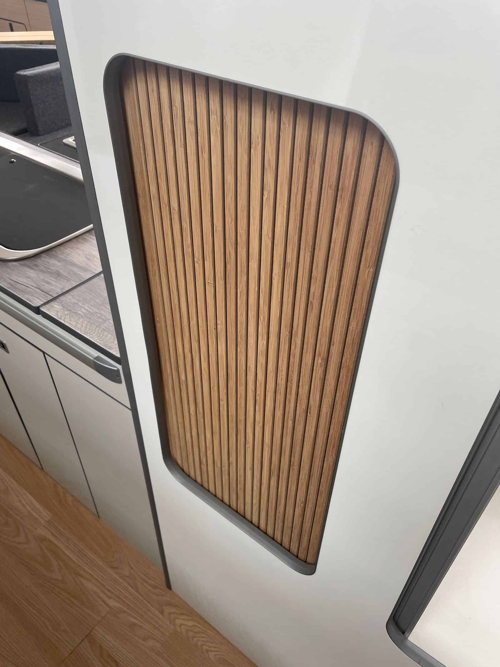 Bamboo Tambour door 745 ( slat length ) x 350 mm