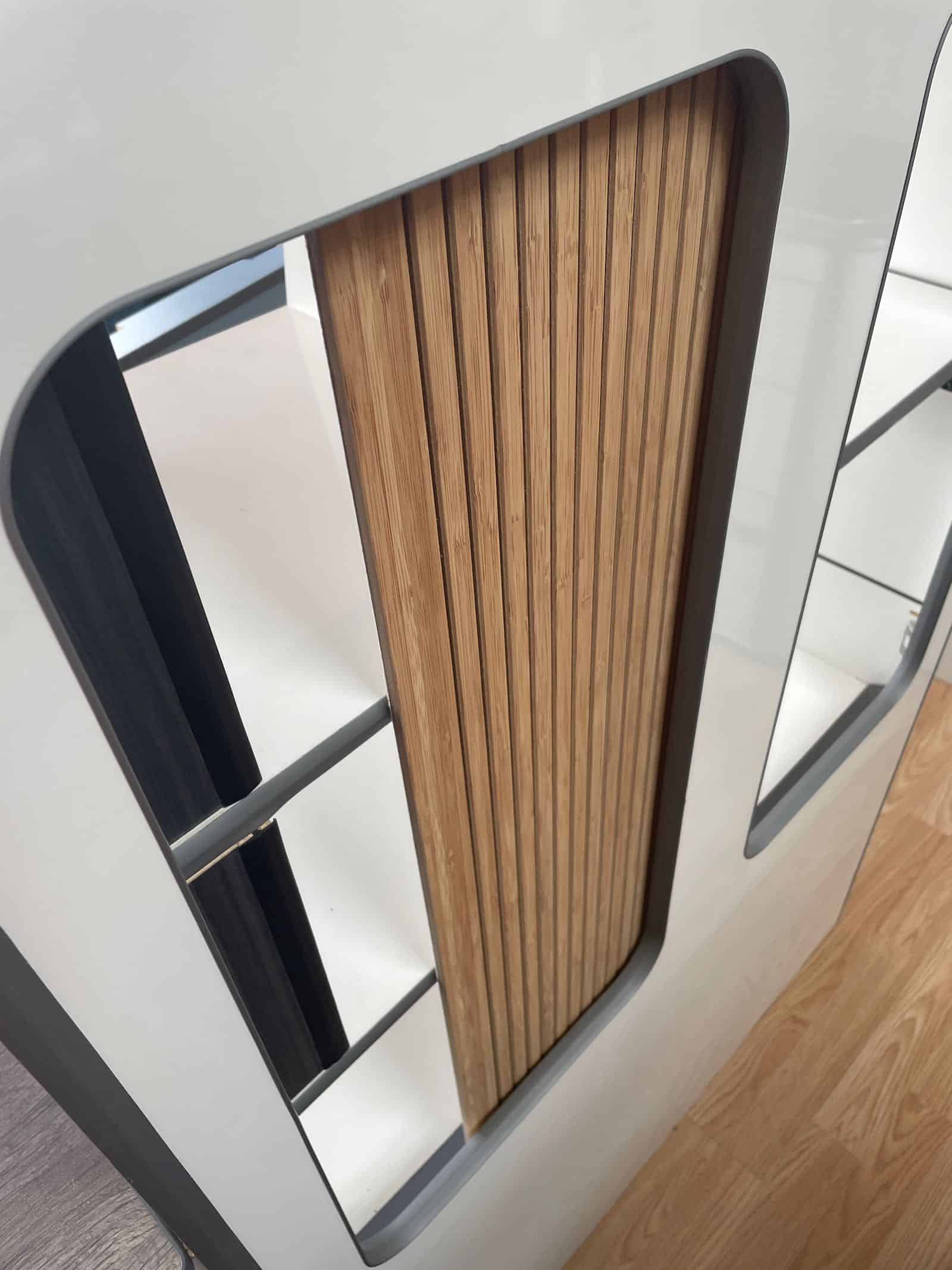 Bamboo Tambour door 745 ( slat length ) x 350 mm - Image 3