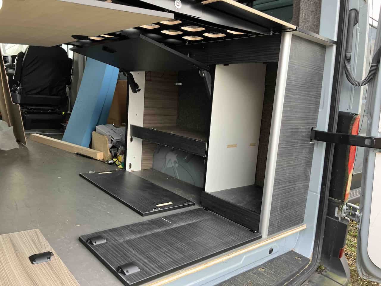 EVO MultiSpace Bed - VW Crafter 2017 to present MWB van - Image 7