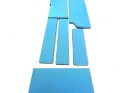 Alternative view of Foam set for U shape swb (covers not supplied)