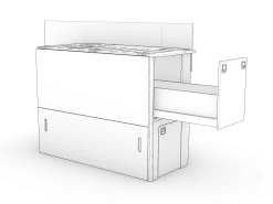 Lifting Bed with Storage ( Y ) DRAWER ADD-ON ONLY
