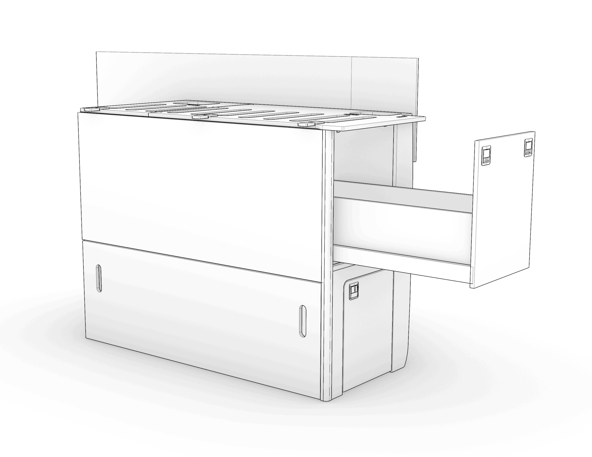 Lifting Bed with Storage ( Y ) DRAWER ADD-ON ONLY