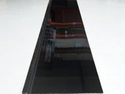 Black Tambour Door for Shower Toilet Cubicle 2000 x 600 mm