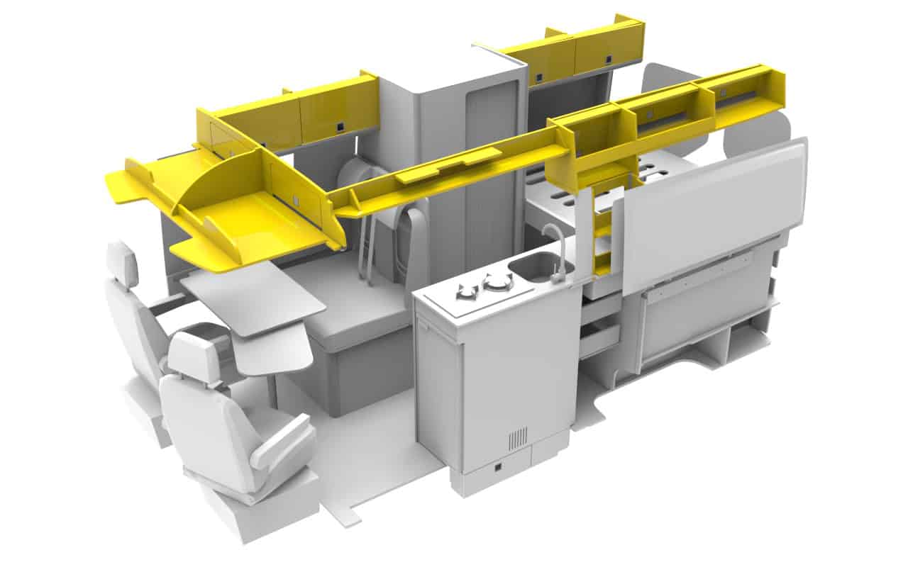 ALL DESIGN 2 OVERHEAD LOCKERS