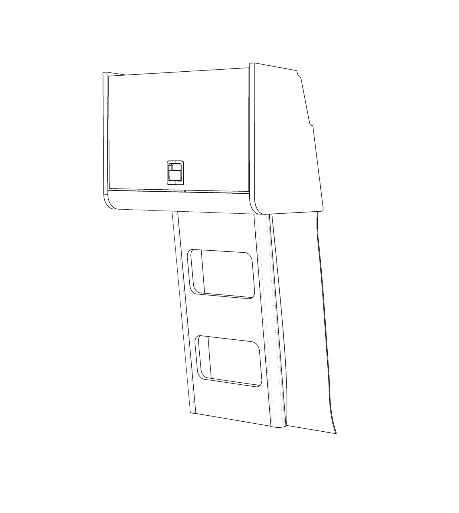 Locker F 504mm (Over Kitchen Section Only) Sprinter 2006+ / Crafter 2006 - 2017 - Image 7
