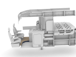 Alternative view of Plinth Raised Floor | FORD Transit L3 H3 FWD