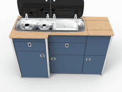 U SHAPE KITCHEN POD V2 HALO - LWB VW T5 T6