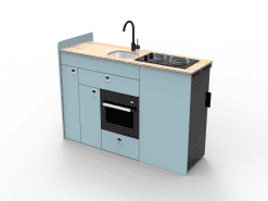 EVO V8 1500mm + OVEN – LARGE VANS Side door kitchen pod