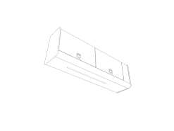 Locker L + control panel 1180 mm Crafter & MAN TGE Design 2.1