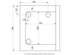 Alternative view of Shower Tray G ( Fits our shower D or C )
