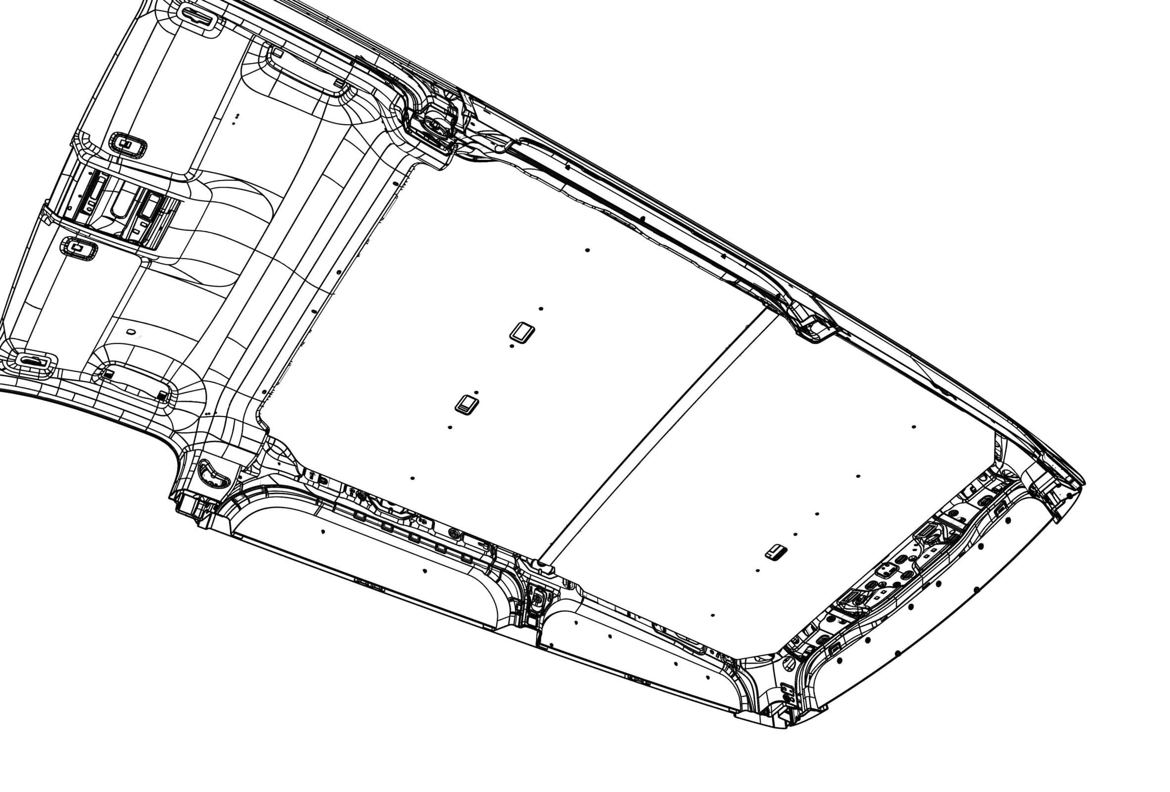 Roof Panels - VWT7 Ford Transit Custom - swb van - Image 3
