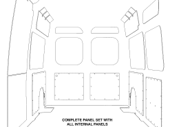 Alternative view of Internal Panels - Citroen Relay / Peugeot Boxer / Fiat Ducato MK3 L3H2