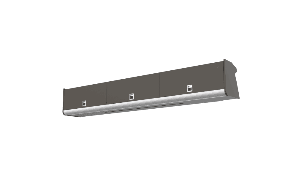 Locker C1 (Passenger Side Over Bed + Kitchen) - Citroen Relay / Peugeot Boxer / Fiat Ducato MK3 L3H2