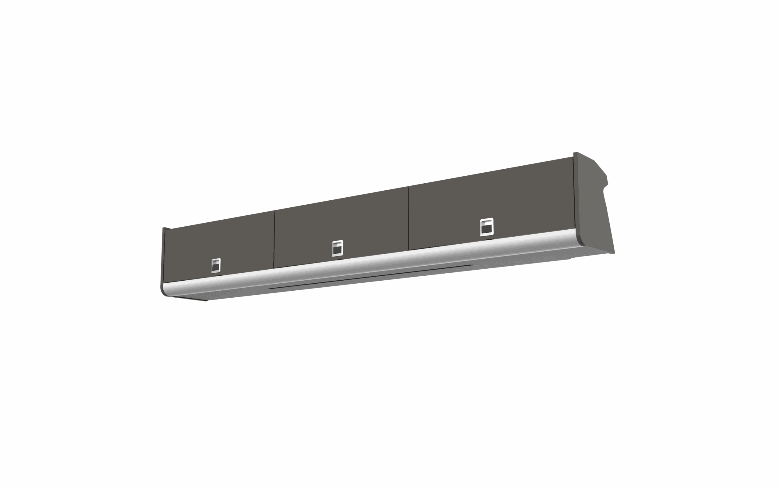 Locker C1 (Passenger Side Over Bed + Kitchen) - Citroen Relay / Peugeot Boxer / Fiat Ducato MK3 L3H2