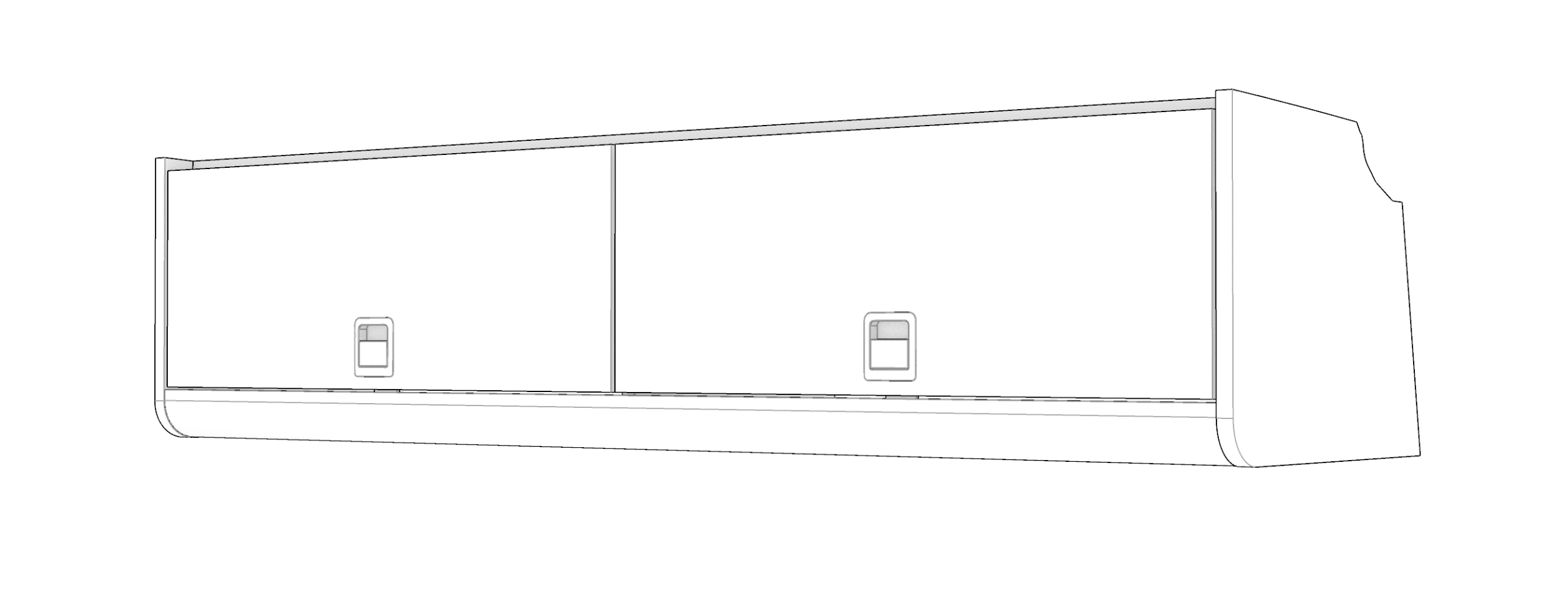 Locker C2 (Driver Side Rear) - Citroen Relay / Peugeot Boxer / Fiat Ducato MK3 L3H2 - Image 3