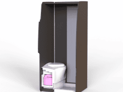 Alternative view of Shower Toilet Cubicle C - Citroen Relay / Peugeot Boxer / Fiat Ducato MK3 L3H2