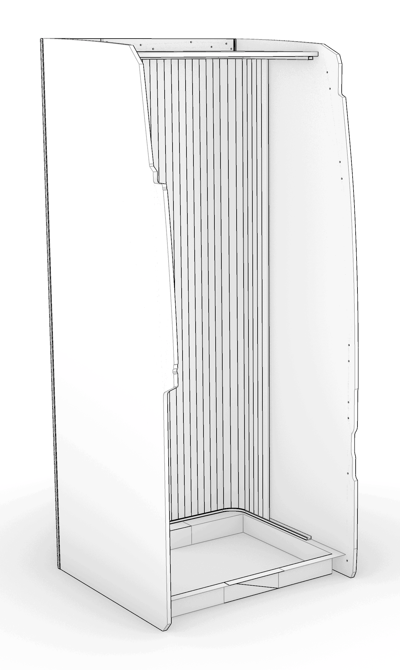 Shower Toilet Cubicle C - Citroen Relay / Peugeot Boxer / Fiat Ducato MK3 L3H2 - Image 6