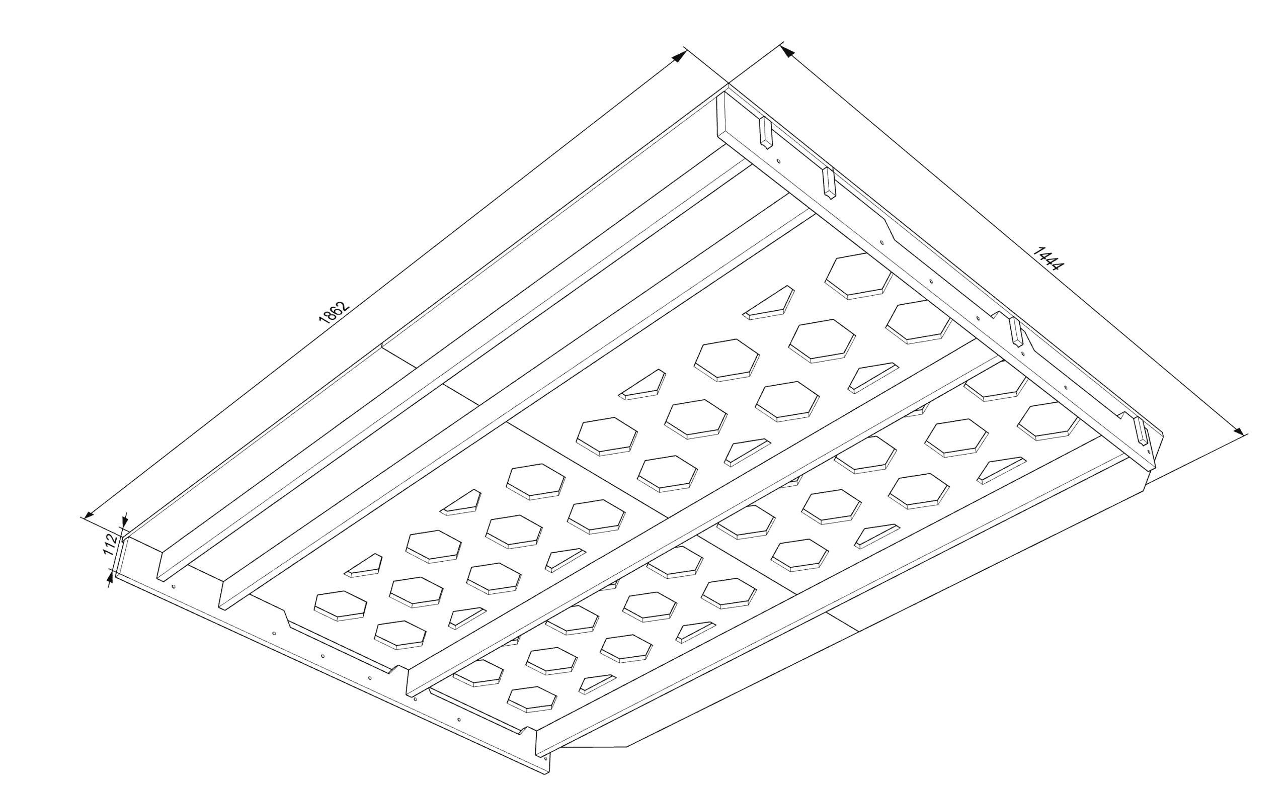 Rear Bed Platform - Citroen Relay / Peugeot Boxer / Fiat Ducato MK3 L3H2 - Image 4
