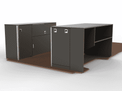 Alternative view of Under platform bed storage - Citroen Relay / Peugeot Boxer / Fiat Ducato MK3 L3H2