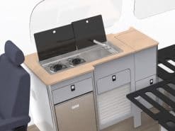 U SHAPE KITCHEN POD V3 - VW T7 FORD - LWB