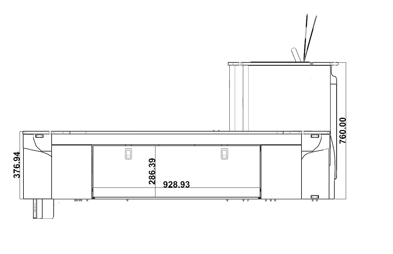 EVO U SHAPE BED SYSTEM (FOLDING) FOR VW T7 FORD - LWB - Image 12