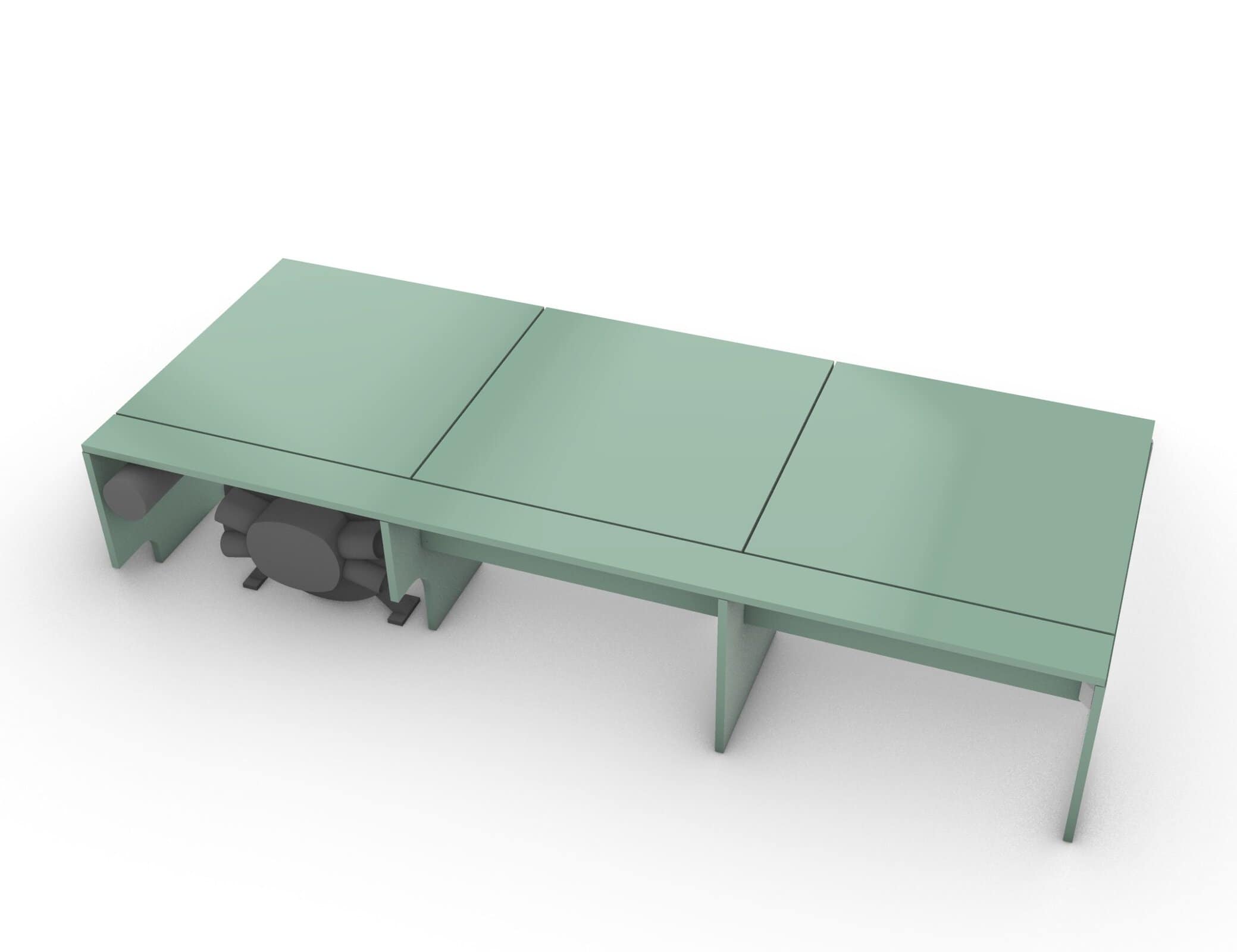 Bench seat Truma combi - 1766 x 690 x 360(h) mm - Image 4
