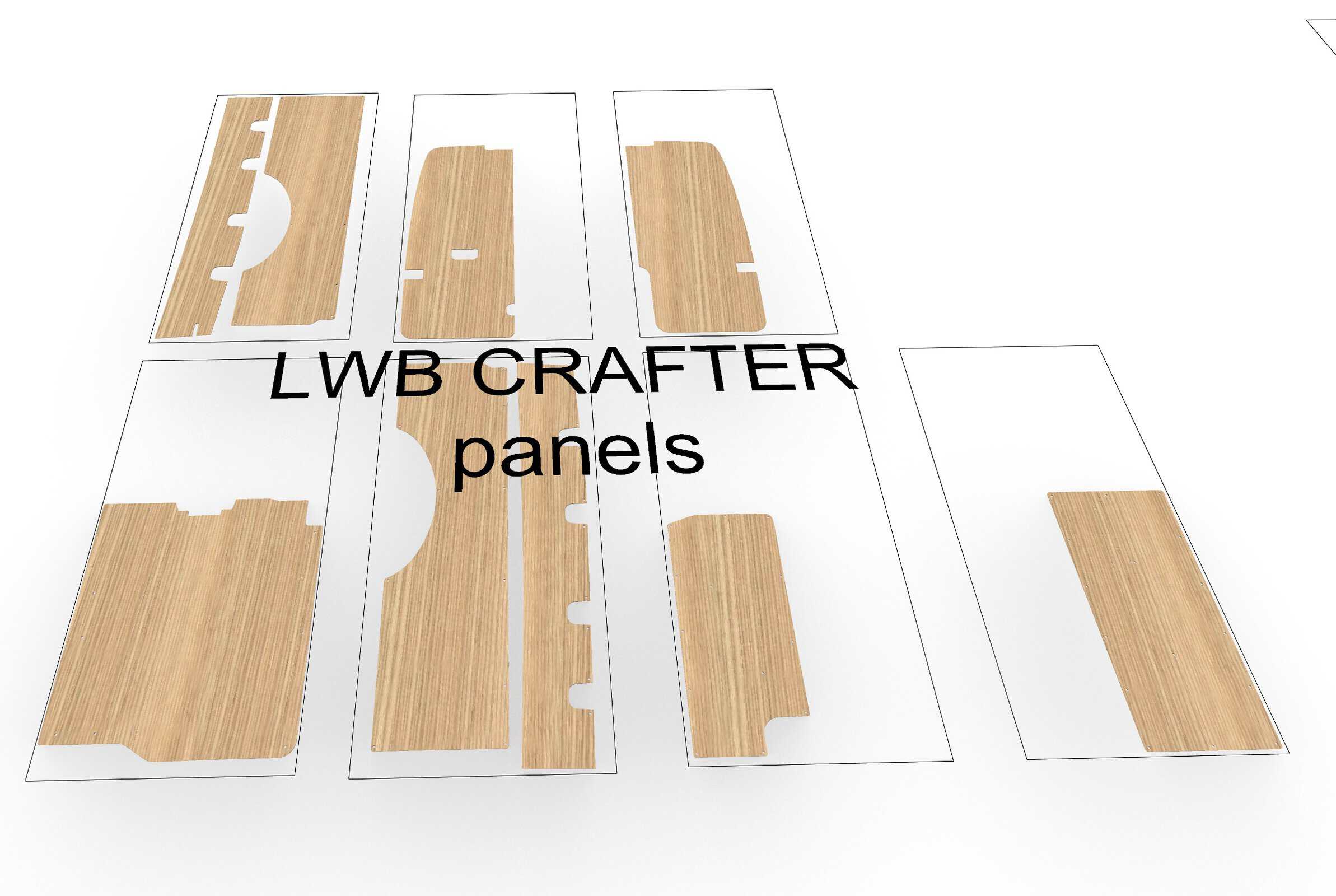 INTERNAL PANELS VW CRAFTER and MAN TGE LWB +2017 - Image 2