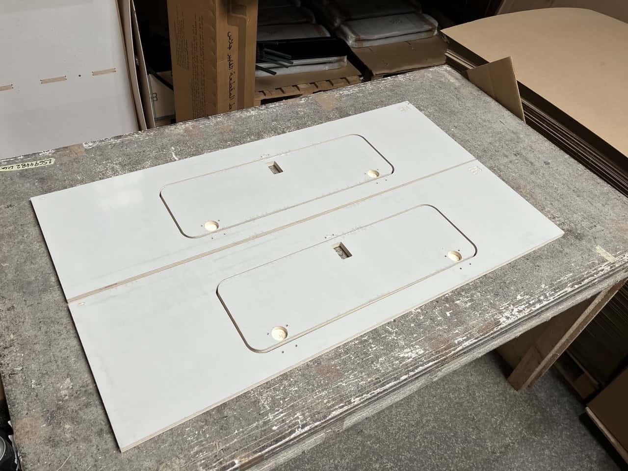 BED SEAT PANELS (Sale Gloss Grey 1411 B5 )